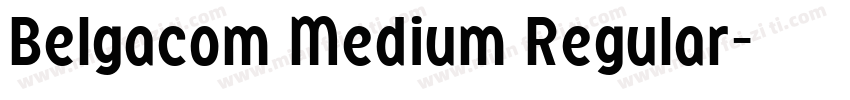 Belgacom Medium Regular字体转换